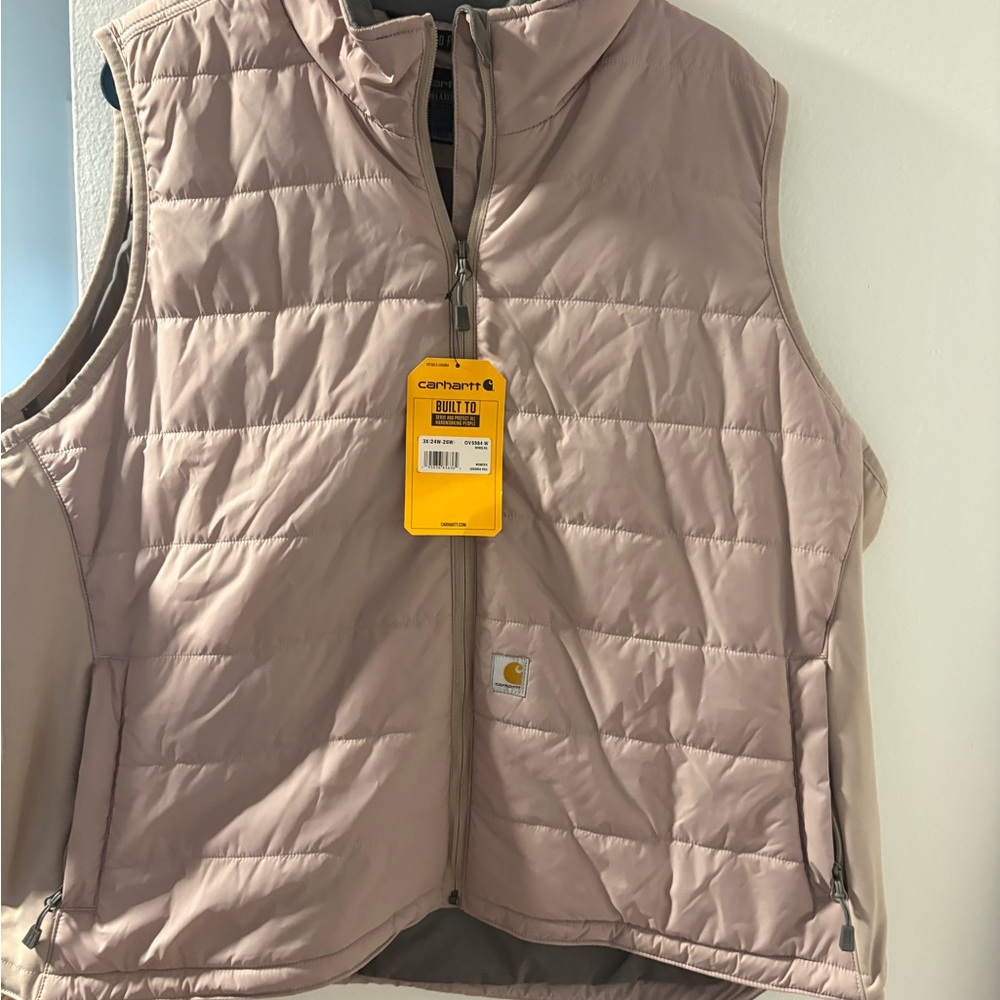 Carhartt Women's Quilted Vest in Light Pink